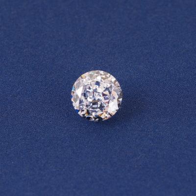 China White Color Game or Fire Grade 5A CZ Zircon Loose Stones Ice Cut Round Zircon for sale