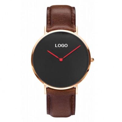 China Water resistant dropshipping watch men luxury minimalist to watch my brand logo custom printed your logo simple design watch for sale