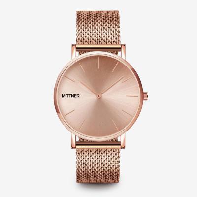 China 2019 Alarm Ready To Ship High Quality Stainless Steel Strap Back Quartz Wristwatches for sale