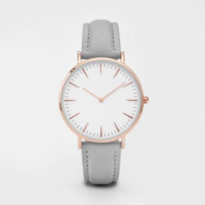 China 2019 Lady Watches Women's Gift Minimalist Style Stainless Steel Band Quartz Leather Analog Wrist Watch Non-Specific Female Casual Watch Girl for sale