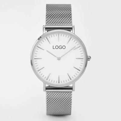 China 2020 Minimalist Private Label Wristwatch Water Resistant Quartz Cheap Mens Lady Box Logo OEM Watch for sale