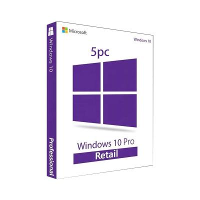 Китай Hot Sale Retail Windows 10 Pro 5pc Digital Key Email 6 Months Guaranteed Wholesale Price Windows 10 Professional For 5pc Win 10 Pro продается