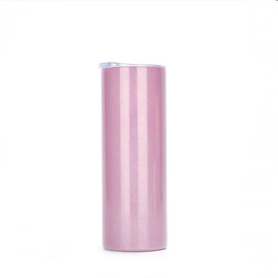 China Hot Sale CLASSIC 20 oz Rainbow Paint Stainless Steel Vacuum Insulated Twinkle Tumbler Mug Wall Double With Straw for sale