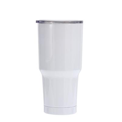 China Sustainable Vacuum Insulated White Blanks Sublimation 30oz Stainless Steel Water Mug For Sublimation for sale