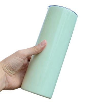 China CLASSIC UV Ultraviolet Sublimation Color Changing Tumbler 304 Stainless Steel Straight Cup 20oz Car Mug for sale