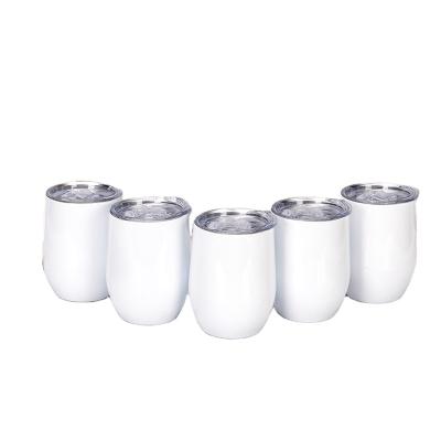 China 12oz Water Tumbler Sublimation Blank For Viable White Straighter Dye Sublimation Heat Press for sale