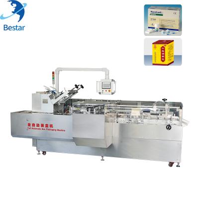 China Automatic Food Film Tissue Box Shrink Packing Machine Cartoning Machine For Soap Toothpaste for sale