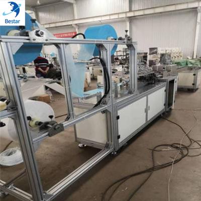 China Disposable Face Mask Making Ear Loop 3ply Surgical Disposable Face Mask Making Machine For Produce Masks Machinery for sale