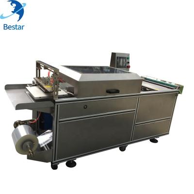 China Semi Automatic Food Above Sugar Box Small Cellophane Wrapping Machine for sale