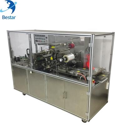 China Automatic Food Factory Supply Plastic Sheet Soap Box Cellophane Wrapping Machine To Run Small Box for sale