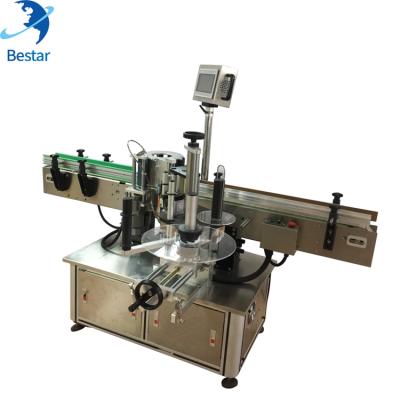 China High quality automatic food water bottle labeling machine sticker adhesive machine for sale