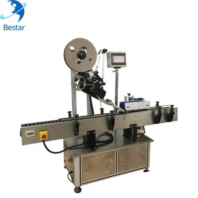 China Mini Food Labeling Machine For Glass Bottles Automatic Adhesive Sticker Labeling Machine for sale