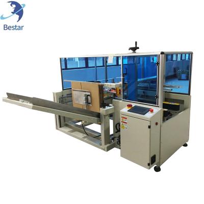 China Fully Automatic Food Carton Erector Production Machine With Bottom Strip Sealing for sale