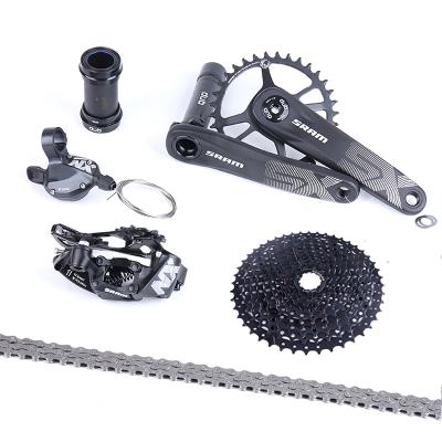 China Mountain Bike SRAM NX 1X11 Speed ​​Bicycle Groupset Bike Kit Shifter Trigger Lever Rear Derailleur 11-46T Cassette Chain EAGLE DUB Crankset for sale