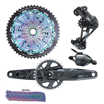 China SRAM GX EAGLE 1X12 10-52T XD Aluminum Gear 2021 DUB Crankset Derailleur Shifter Trigger Kit Chain Cassette Drop Out Bicycle Groupset for sale