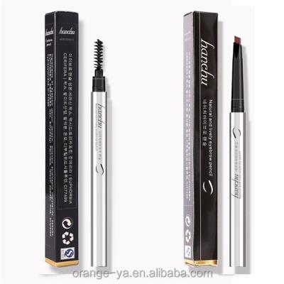 China Waterproof Metallic Silver Automatic Eyebrow Pencil Custom Printed for sale