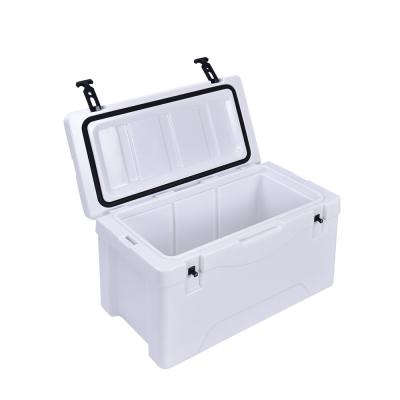 China Waterproof custom logo rotomolded fishing cooler hard beer camping portable ice cooler box en venta