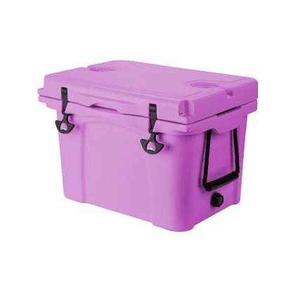 China Waterproof portable cooler box for outdoor camping table cooler box with wheel for sale