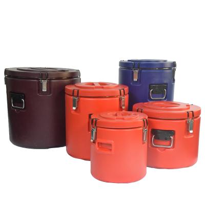 China Food Heating Inner Insulated Dink Barrel Thermal Stainless Steel Soup Food Storage Container Insulated Bucket 10-50L en venta