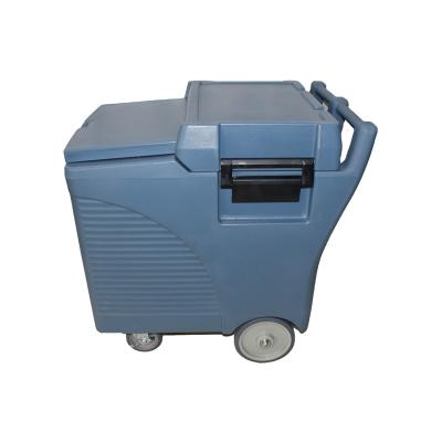 中国 Wedding Caterers Transport Ice Cart Restaurant Equipment Insulated Ice Cube Storage Cart With Sliding Lid 販売のため