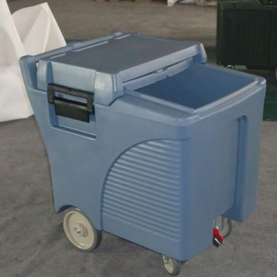 China Wedding Cart 2021 Caterers New Arrival Portable Mobile Ice Storage Restaurant Insulated Cart zu verkaufen