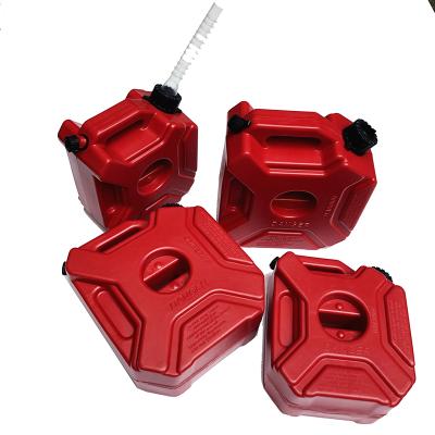 China Customized Plastic Different Volume Spare Wheel Fuel Tank Jerry Can For ATV Jimny Rugged With Lid en venta