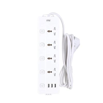 China STAR ST-4032 Electric Power Residential/General Purpose GAIN Receptacles 4 Switches and Switch Control 4 Socket Extension Outlets for sale