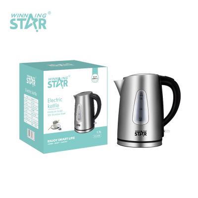 China RSH-91 Rotating Base, ST-6003 Winningstar 360 Degree Stainless Steel Electric Kettle for sale