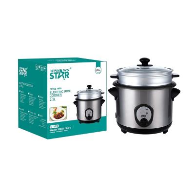 China GAIN STAR ST-9352 2.2L Automatic Heating Non-Stick Multifunctional 900W Stainless Steel Rice Cooker System Machine for sale