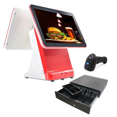 China Restaurant Touch Screen All In One Retail Windows POS Computer System With 32G Thermal Printer for sale