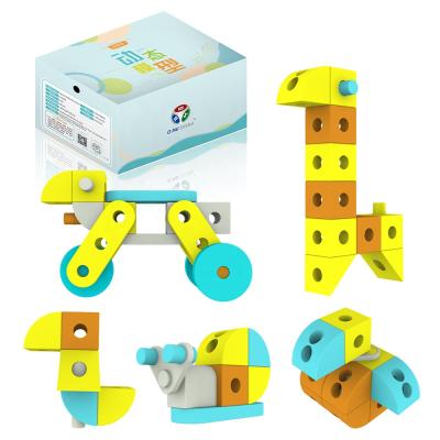 China Washable 48pcs/set Building Block Sets Toys Building Blocks EVA Building Blocks Educational Toys for sale