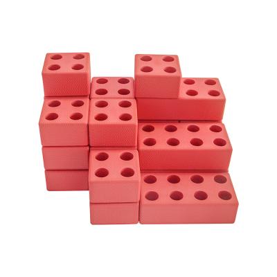 China Wholesale Kids Educational Safety Manufacturer Non-Toxic Intelligence Children Foam Eva Toys Case Building Blocks for sale