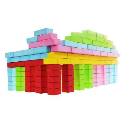 China Unisex Safe Non-Toxic Diy Toys Professional Construction Toys Soft Safety Maker Building Blocks for sale