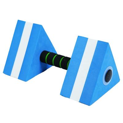 China Triangle Aerobics Water Dumbbell Universal Foam EVA Swimming Dumbbell Unisex for sale