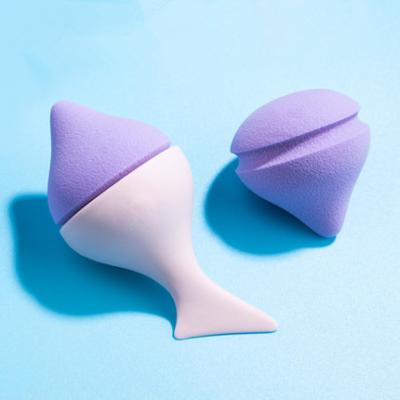 China Non-latex Mermaid Soft Latex Beauty Makeup Blender Free Sponge for sale