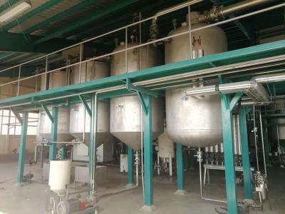 China Three-level Refining Stainless steel 3TPD crude oil refinery machine edible for sale