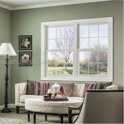 China Sliding Double Vertical Sliding Clean Easy Hung Vinyl Windows Replacement Sash Windows for sale