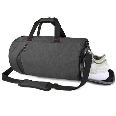 China Anti-theft gym duffel bag for sports, weekend getaway, waterproof bag with shoe and wet clothes for sale