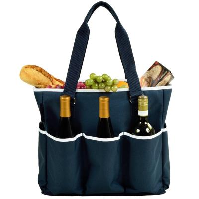 China Anti-theft Fit + Cool Cooler Bag For Food And Drinks Insulated Soft Shopping Beach Bag Picnic Cooler Tote Bag for sale