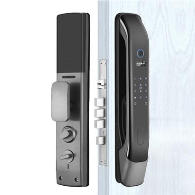 China Wifi Tuya APP Control Door Lock Digital Door Lock Fingerprint Password Smart Full Automatic Electronic Door Lock Tuya APP Tuya for sale