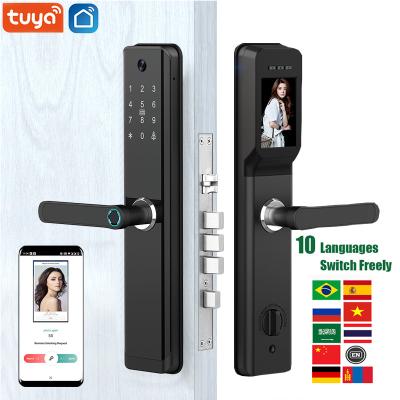 China Fingerprint Password Smart Body Lock 60*68 70*68 75*68 60*85 Wifi Tuya App Wifi Tuya Door Electronic Digital Smart Lock Door for sale