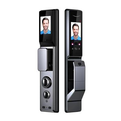 China Wifi tuya APP Tuya APP smart lock with HD dual camera video call face unlock mobile NFC fingerprint unlock smart door lock for sale