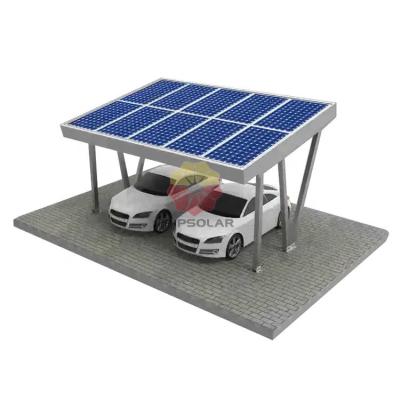 China Customizable Carport Solar System Pergola with 60m/s Wind Load Tilt Angle 0-60 degree for sale