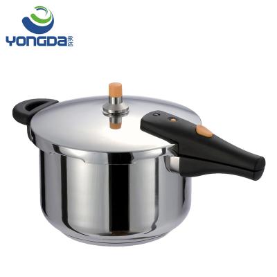 China Japanese Style Sustainable Hot Selling Pressure Relief Stainless Steel Pressure Cooker for sale