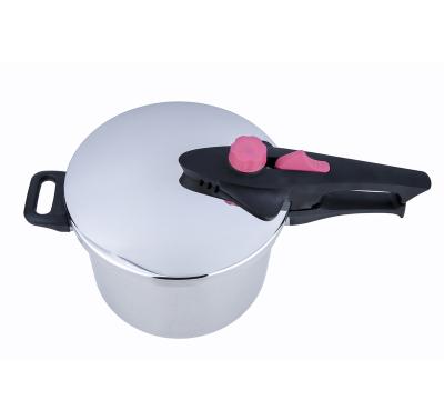 China Adjustable 60-90KPA Stainless Steel Color Knob Two Speed ​​High Pressure Cooker for sale