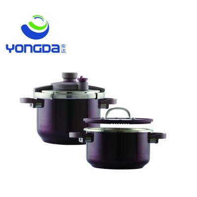 China Manufacturer Sustainable Wholesale 304 Stainless Steel Non Sticking Liner Pressure Cooker for sale