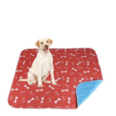 China Multicolor Dog Pet Viable Urine Mat Footprint Printing Pet Training Exercising Mat for sale