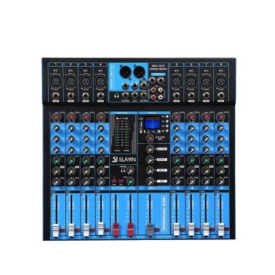 China High Durable Cost Effective Digital Audio Mixer Professional GAX-ET8 Professional Audio Mixer for sale