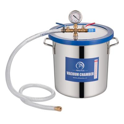 China Medicine Curing 3 Gallon 11.4L Stainless Steel Degassing Vacuum Chamber For Resin Casting, Degassing Silicones, Epoxy And Wood Stabilization for sale