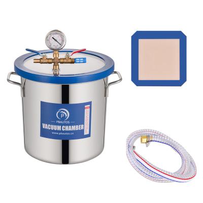 China Medicine Treating P PBAUTOS 3 Gallon 11.4L Vacuum Chamber Price Stainless Steel Vacuum Chamber for sale